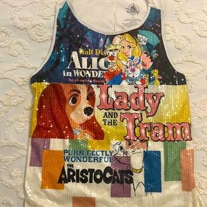 Disney Parks Sequined tank